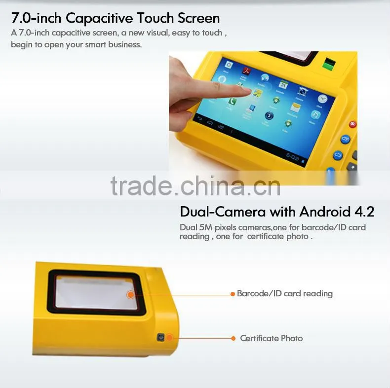2014 Hot Sale All-in-one Android POSwith Card Skimmer