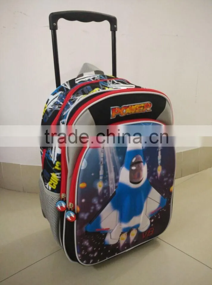 Kids school trolley bag with wheels