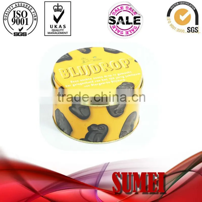 round watch tin box