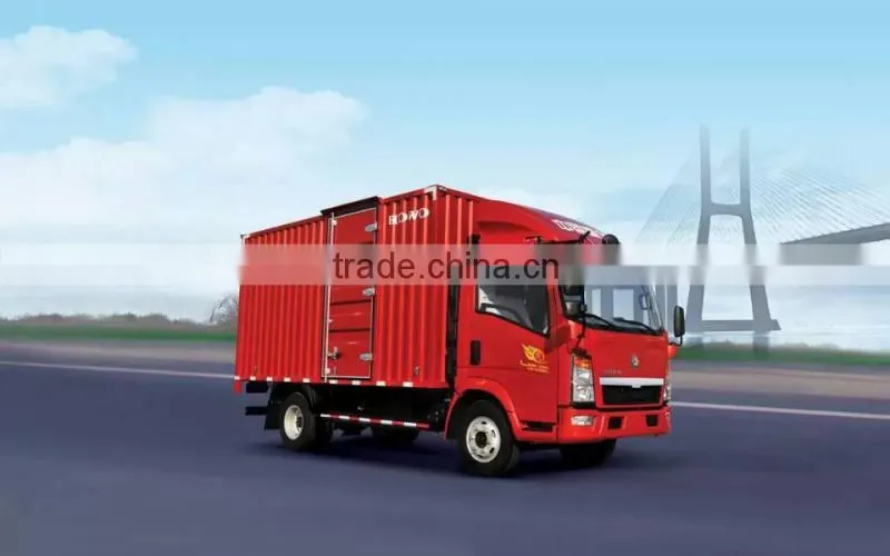 sinotruck howo light diesel engine cargo truck for sale made in china