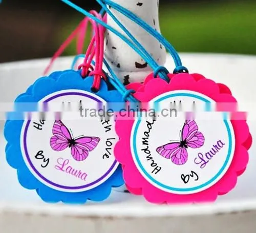 Custom High Quality Butterfly Hang Tag