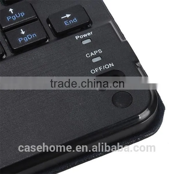 universal bluetooth leather keyboard tablets case , wireless keyboard for android tablets