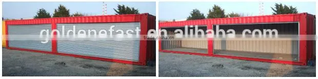 ISO roller shutter container for sale brand new roller shutter door storage container