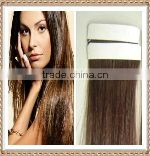 2013 hot selling new design russian hair tape hair extension human hair extension