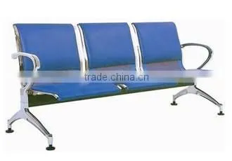 modern hair salon beautiful high quality stainless steel dark blue waiting room chairs to sale for hairdresser