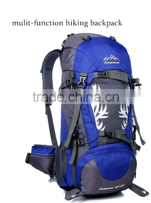 popular Outdoor Camping durable hiking drawstring backpack 65L