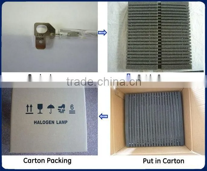 Quartz halogen printer lamp CE ROHS Brother supplier