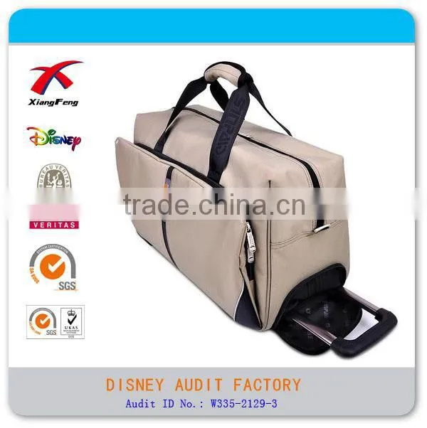 Kids school trolley bag wheel backpack
