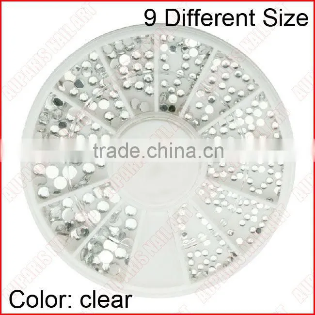 R-120 Nail Art ,2014 Hot Sell nail art;crystal stones,Professional Nail Beauty,Nail Rhinestones