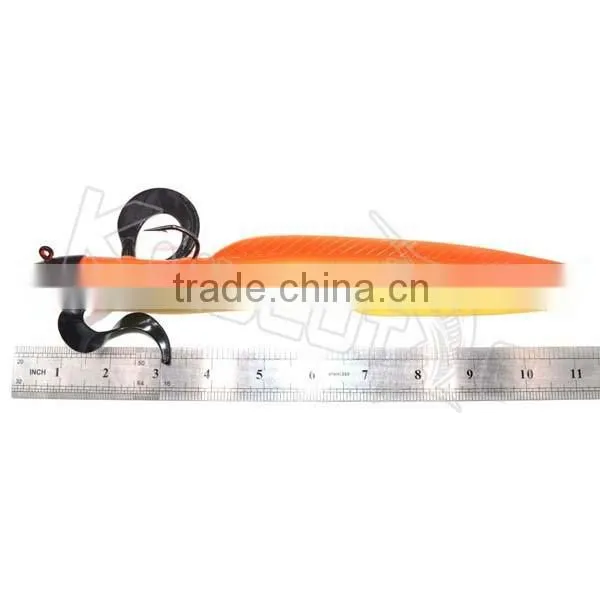 CHGFLYINGEEL factory price wholesale big size soft fishing lure with hook lead jigs