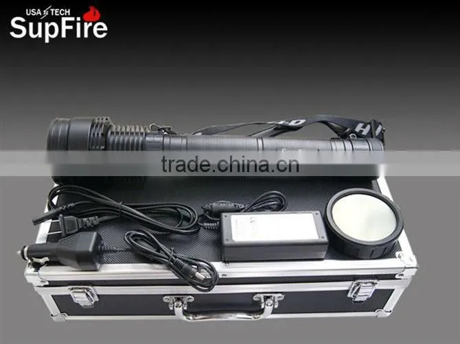 Hid xenon aluminum flashlight HID35W with 3500lumens