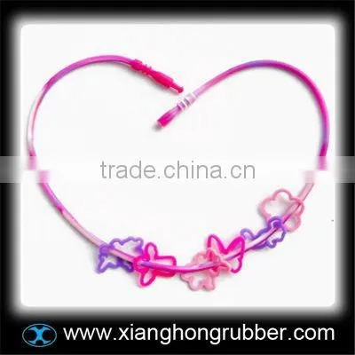 Fancy colorful silicone earring