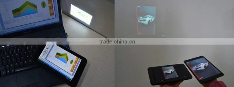 The World's first Android 4.4 tablet projector with 50LM upto 100inch screen