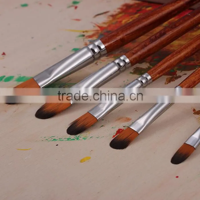 5pcs 2015 The Newest Design Qualitied Nylon Artist Painting Brushes