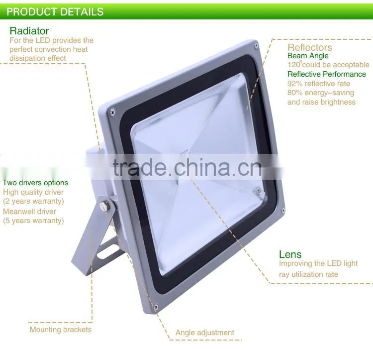 Remote controller 50W RGB led floodlight for decoration