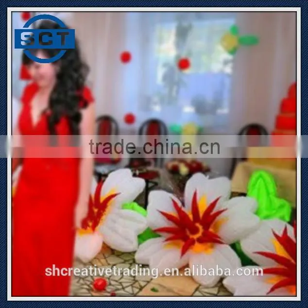 New Design 10m Lighting Decoration Inflatable Flowers