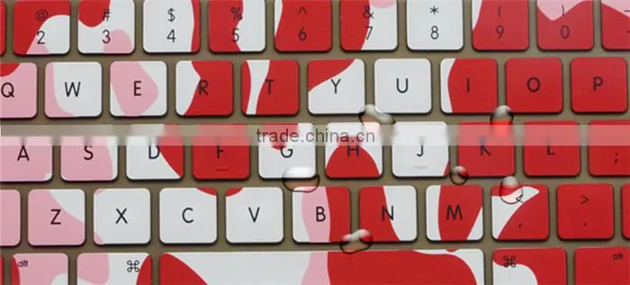 2016 Hot selling !! Camouflage pattern Silicon Keyboard Protector Skin cover for Macbook Pro 13 15 17 online shopping