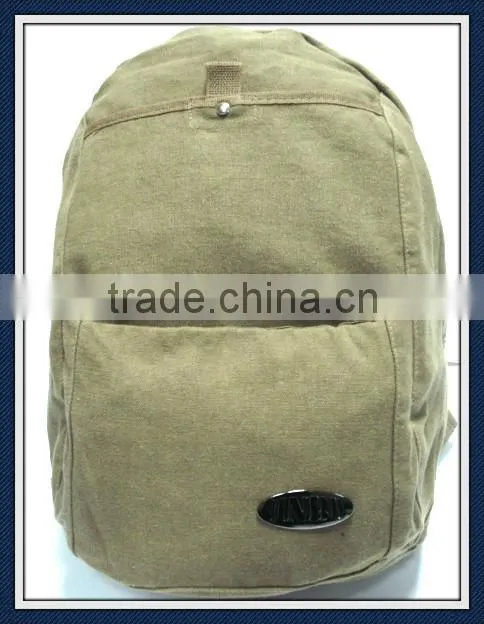 Washed Canvas backpack bag