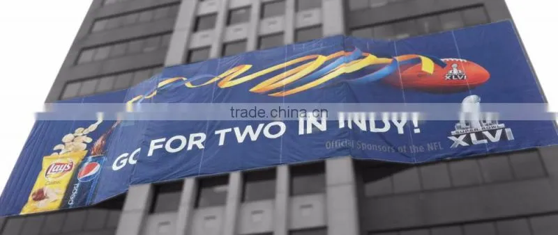 Custom Size vinvy fabric outdoor advertising banner printer