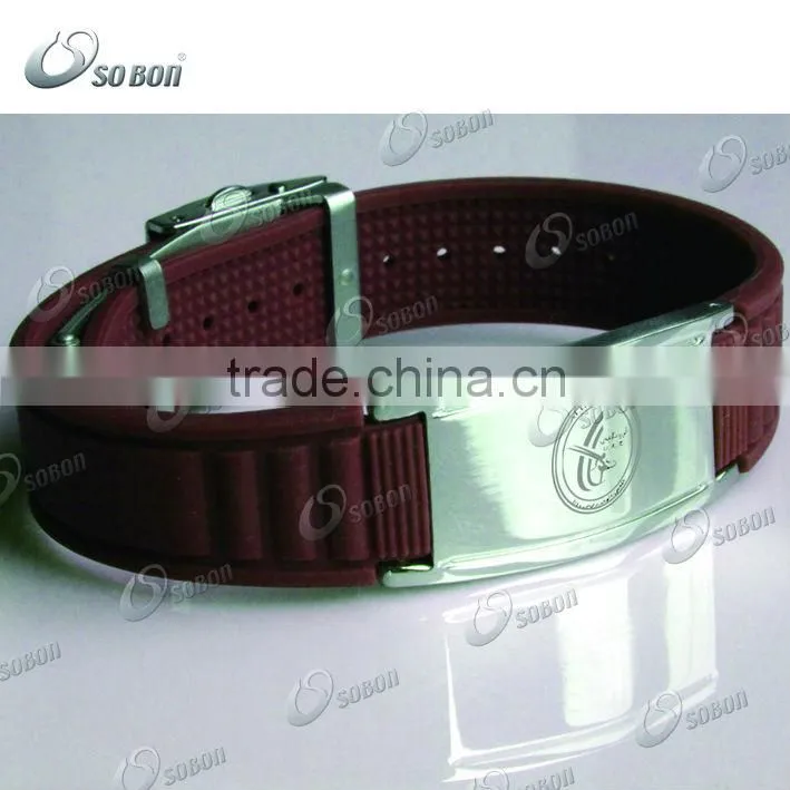 Silicone energy bracelet for golf team tennis team