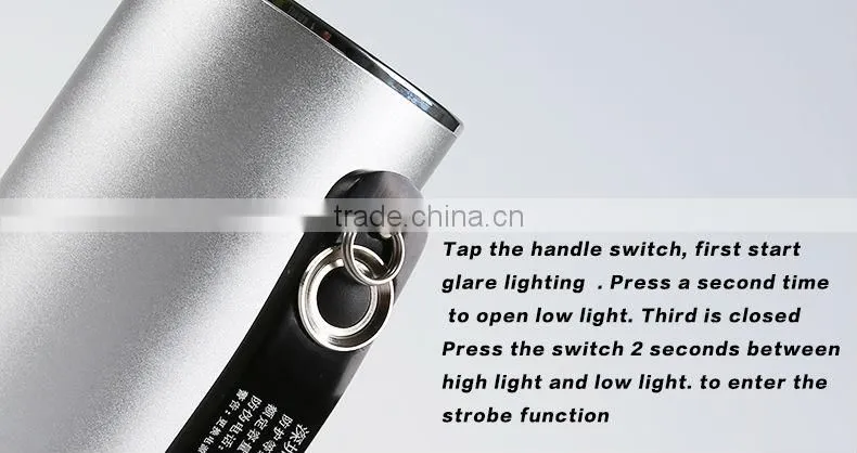 Led rechargeable powerful diving flashlight