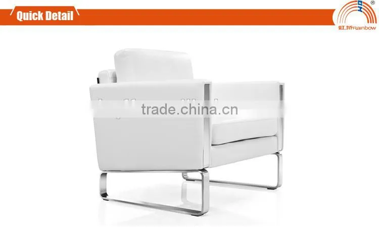S-23-1 white leather sofa pu sofa white leather sofa furniture sofa