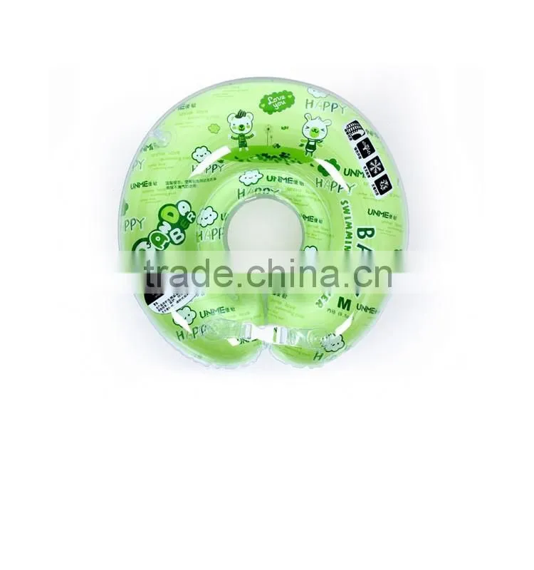 2016 Wholesale hot selling inflatable baby swim neck collar ring