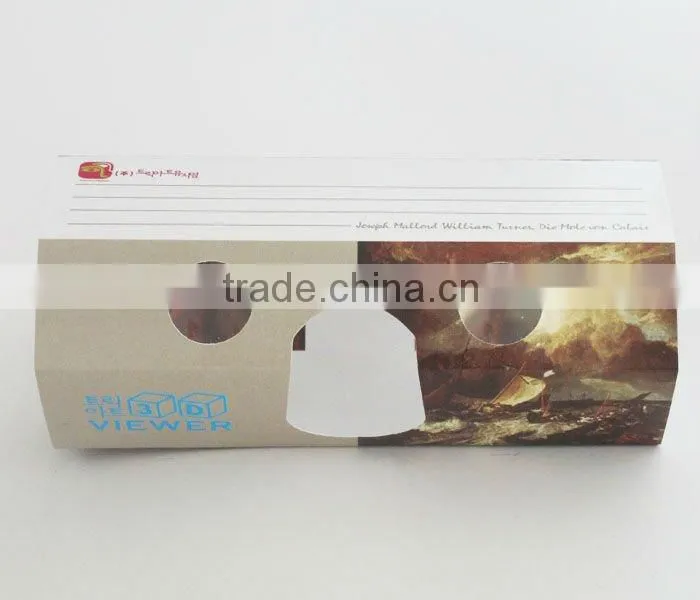 2012 Promotional paper foldable 3d stereo viewer