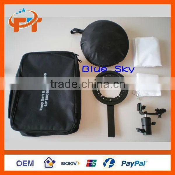 Softbox For SpeedLight Flash 60cm / 24" Flash Speedlite Soft box 60x60cm 24"x24"
