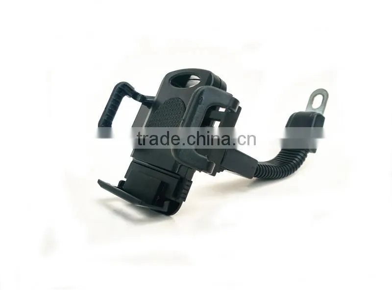360 degree Rotatable universal motorcycle rearview mirror phone holder