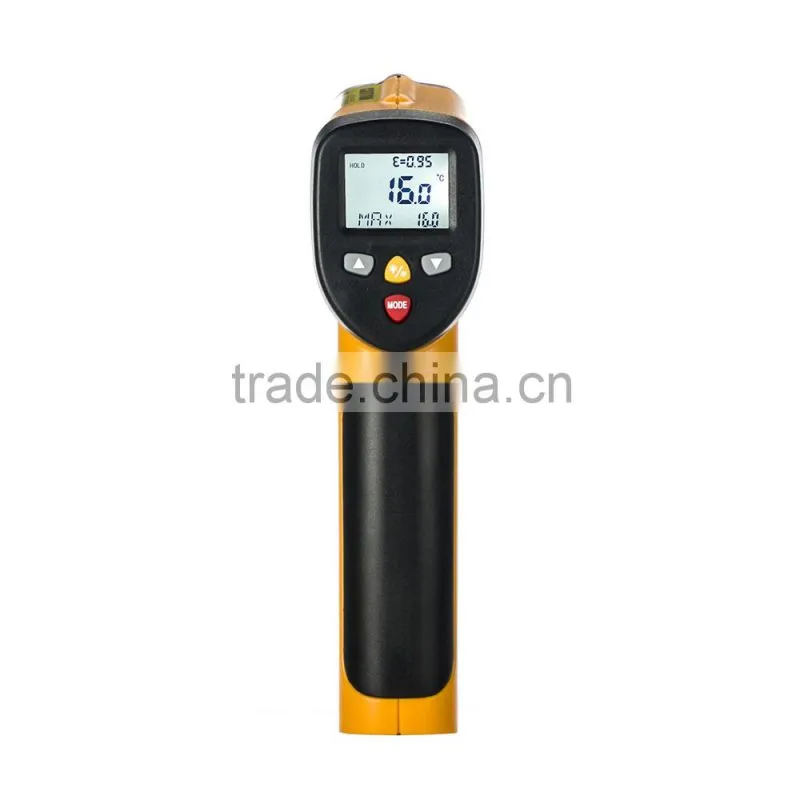 12:1 Pyrometer 0.1~1EM -50~1050C 1922F 20 Memory Laser IR Infrared Thermometer