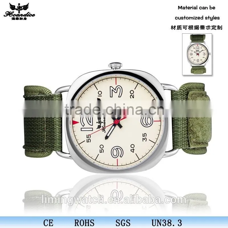 fashion playboy band nylon sport quartz watch