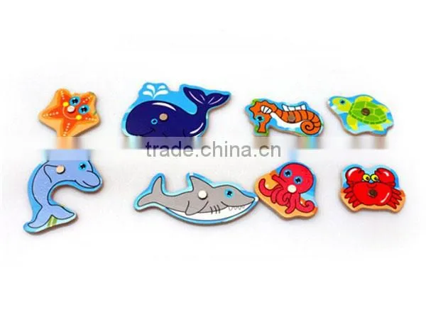 best selling fishing toy magnet jigsaw puzzle