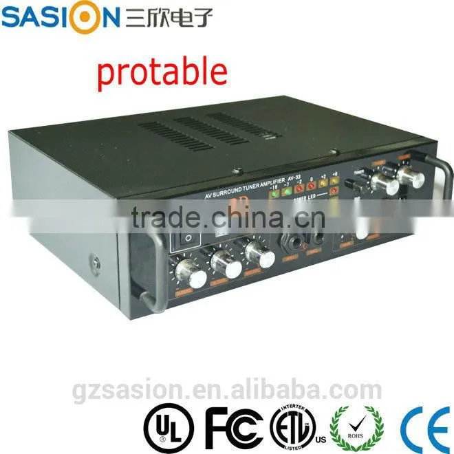 2014 AV338 free sample amplifier speakers subwoofer amplifier
