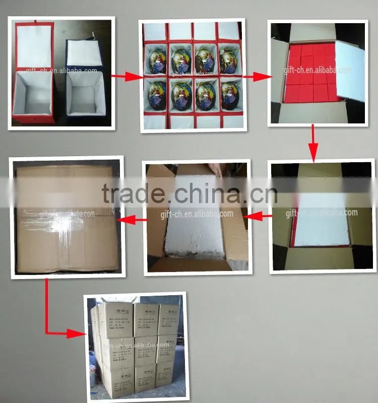 2015 new style hanging glass ornaments for decoration christmas tree