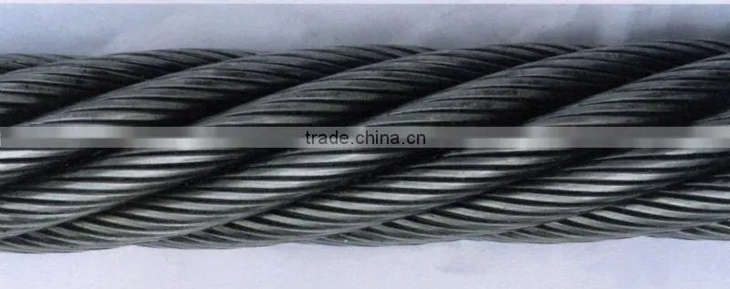 PVC/Nylon coated Galvanized steel wire rope