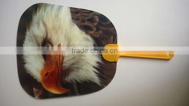 promotional lenticular small hand fan