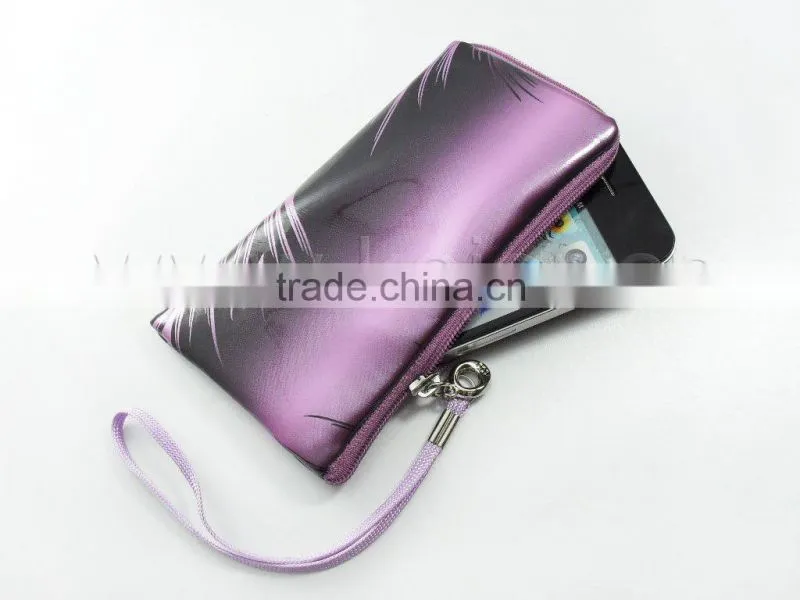 Superb PU leather pouch for smart phones/mobile phone pouch