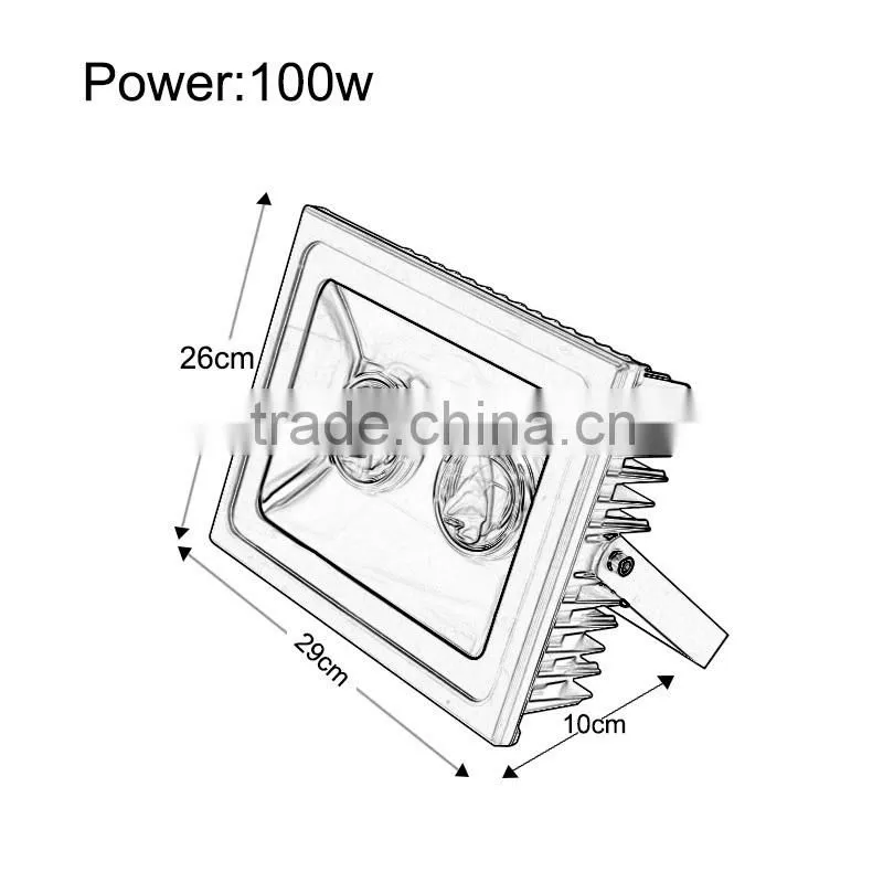 2015 Special High brightness ip65 led floodlights 4000k 100w led floodlight