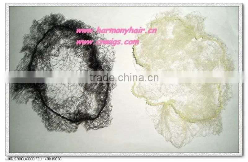 Quality nylon hair net for hair extensions