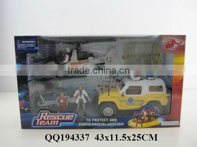 Rescue team set, funny set toy for kids, funny pretend toys