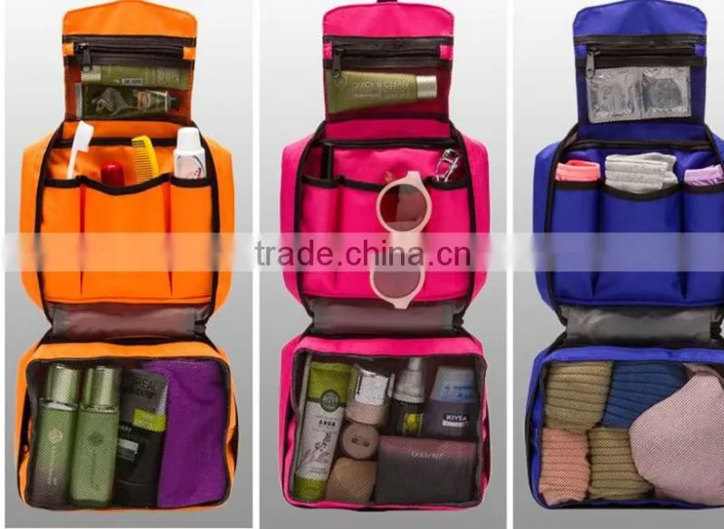 High quality hanging cheap travel toiletry bags