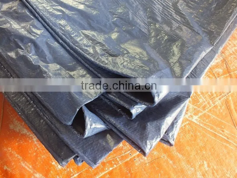 wholesale china factory tarp PP sliver/blue triangle plastic rope plastic sheet waterproof anti-aging antioxidant factory sell
