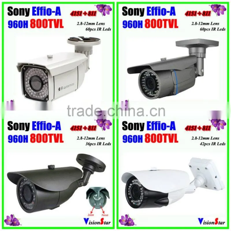2.8-12mm CCTV Lens Video Camera CCD Chip (ICX810/1AKA) Wireless Hidden Video Day & Night IR-Cut Alarm System Camera