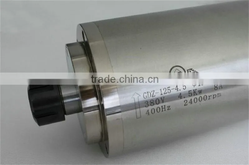 Toauto 24000rpm 4.5kw electric spindle motor GDZ125-4.5 for cnc engraving machine