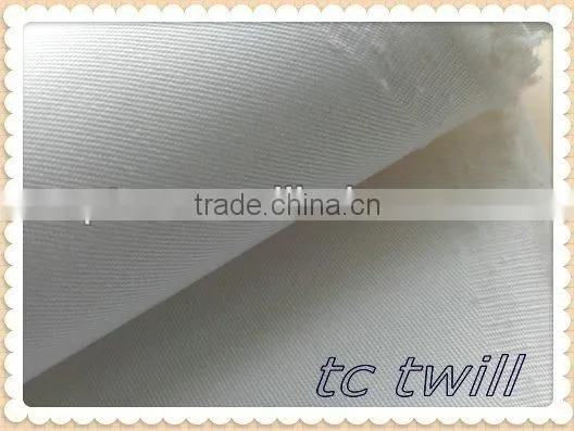 pants fabric with reactive continuous dyeing process tc32x32 130x70 58"
