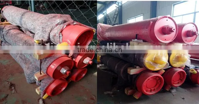Havy type long stroke single acting hydraulic cylinder for tipper