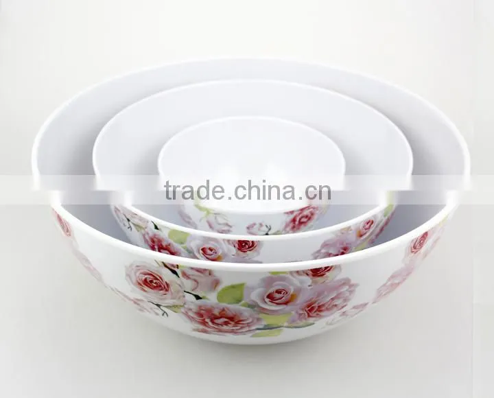 melamine mixing bowl set, salad bowl set