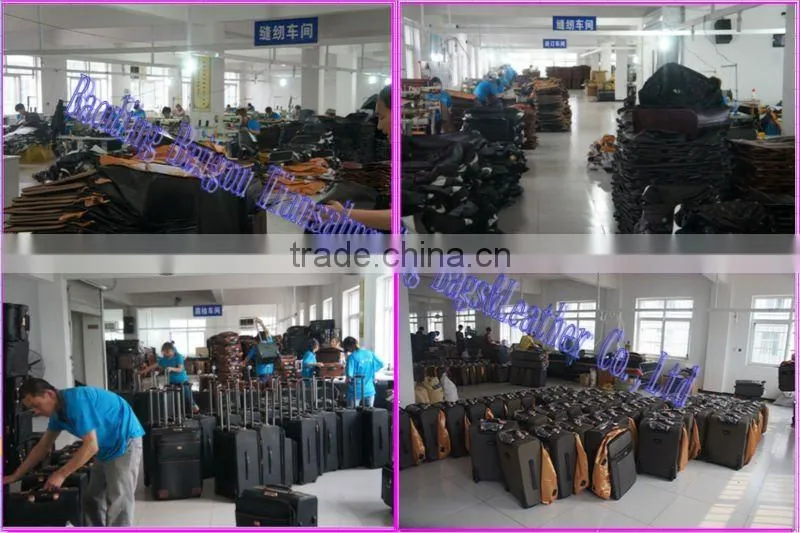 China Manufacturer PU Travel Luggage