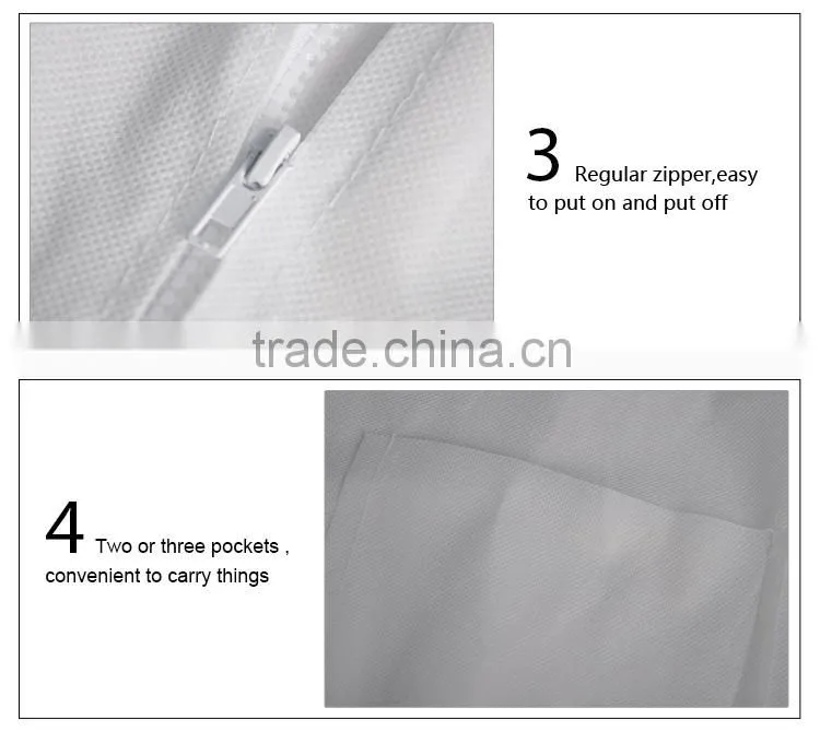 White Single-used Antibacterial Long Doctor Lab Coat